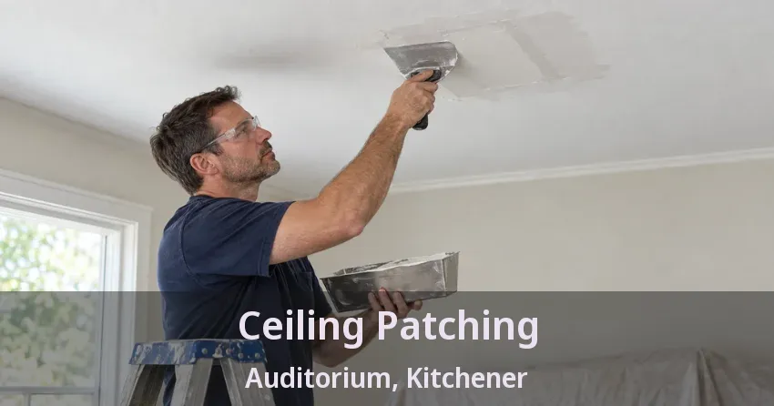Ceiling Patching Auditorium, Kitchener - ON