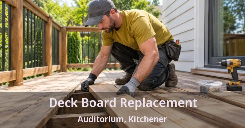 Deck Board Replacement Auditorium, Kitchener - ON