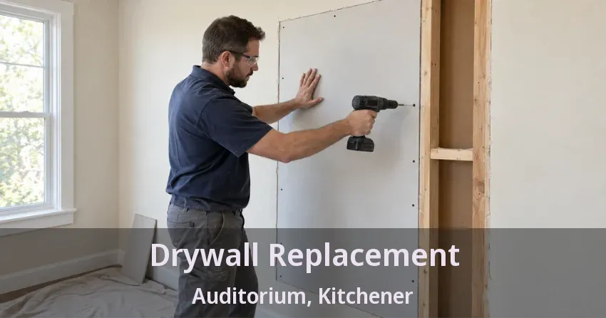 Drywall Replacement Auditorium, Kitchener - ON