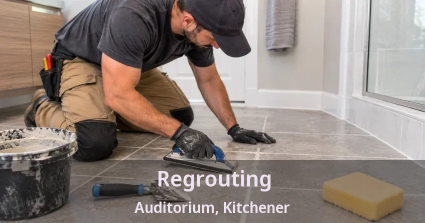 Regrouting Auditorium, Kitchener - ON