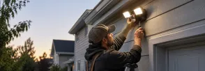 Motion Light Installation Lower Doon, Kitchener